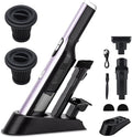Handheld Vacuum Cordless, Car Vacuum Cleaner 18KPa High-Power Suction, Portable Hand Vac with Washable HEPA, LED Light,Storage Dock, Dust Buster for Office Home Desk, Pet Brush for Pet Hair,Rose Gold