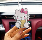 4 Pack Cute Car Air Freshener - Hanging Fresheners for Car Interior & Room Decorations, Funny Decor (Strawberry)