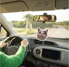 Rawan 4 Pack Cat Air Freshener - Funny Cat Decor for Women, Men & Kids - Hanging Fresheners for Car & Home