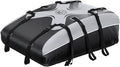 Sailnovo Rooftop Cargo Carrier Roof Bag,20 Cubic feet Soft PVC Waterproof Roof Bag for Most Vehicles with/Without Rack with Strap,Anti-Slip Mat,Padlock,Foldable Car Top Carrier for Road Trip Camping
