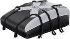 Sailnovo Rooftop Cargo Carrier Roof Bag,20 Cubic feet Soft PVC Waterproof Roof Bag for Most Vehicles with/Without Rack with Strap,Anti-Slip Mat,Padlock,Foldable Car Top Carrier for Road Trip Camping