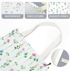 Car Trash Bag Car Garbage Bag Hanging Floral Cars Trash Can Spring Decor Waterproof Cars Back Seat Organizer for Vehicle Travelling Camping