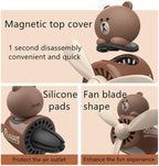 DAYUJIAN Cute Car Diffuser - Rotating Propeller Air Outlet Vent Fresheners, Aromatherapy Ornament, Air Freshener for Cars