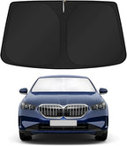 KUST Windshield Sun Shade for BMW 5 Series 2024 2025 2026 (530i, 530i xDrive, 540i xDrive, The 550e xDrive) Car Interior Accessories Foldable Sun Protectors Block UV Rays Keep Cars Cooler