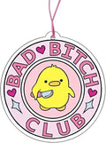 Bad Club Air Freshener, Car Accessories for Women Girls And men, Decor Hanging Fresheners Car Interior Room Decorations, for Christmas Gift