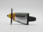 P-51 "OLD CROW" Car Air Freshener with Spinning Propeller, Vent Clip, Cool Car Accessories for Men, Unique Aviation Gifts for Pilots, Veterans & WWII History Buffs