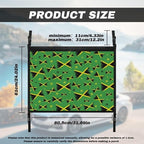 Jamaican Flag Car Roof Storage Bag Car Seat Storage Hanging Bag All Car Storage Organizers Car Travel Accessories Compatible with Most Cars