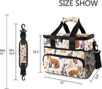 Cooler Bag Insulated Picnic Bag Large Lunch Box Reusable Tote Bag Soft Sided Portable Beach Cooler Grocery Camping