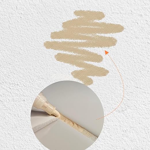 Grout Paint Pen Light Beige — Grout Colorant & Sealer Marker, Restores & Repairs Grout Lines, Quick-Dry, Bathroom Kitchen Shower Floor Tiles | Groutastic