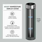 DISONCARE Odyssey 60H Insulin Cooler Travel case Digital Display Medication Cooler for Medicine Travel TSA Approved Ice Pack Diabetic Medical Cooler Diabetes Bag EpiPen with QR Medical Tag（Green）