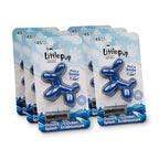 Little Pup 96603-6PK Ocean Splash Scent, Car Air Freshener, Clips to A/C Air Vent, Alcohol-Free Fragrance Oil, Non-Hazardous and Non-Toxic Plastic, Set of 6