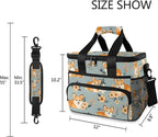 Cooler Bag Insulated Picnic Bag Large Lunch Box Reusable Tote Bag Soft Sided Portable Beach Cooler Grocery Camping