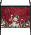 Snowman Candy Car Roof Storage Bag Car Seat Back Hanging Bag Premium Car Seat Organizer Inner Car Accessories Compatible with Most Vehicles