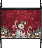 Snowman Candy Car Roof Storage Bag Car Seat Back Hanging Bag Premium Car Seat Organizer Inner Car Accessories Compatible with Most Vehicles