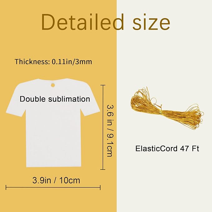 50 pcs Sublimation Ornaments Blank,Sublimation air fresheners Blanks,Sublimation Blanks Products DIY Air Freshener for Car and Home Hanging Decoration Sublimation car freshener Blanks