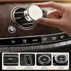 Luxury Leather Car Air Freshener Vent Clip, Premium Metal Vent Clip Design, Multi-Color for selection, Fit for Horizontal/Vertical Vents, Long Lasting for Car Interior.