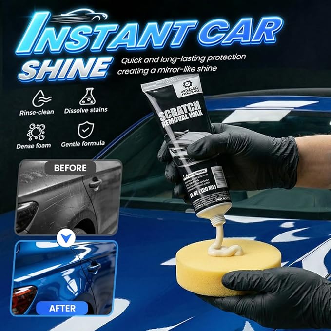 Car Scratch Remover Wax, Car Scratch Repair Paste, Car Polishing Wax Scratchs Remover Cars Paint Scratchs Repair Kit (2pcs)