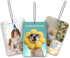 Bulk Custom Air Freshener with Picture for Car - Personalized Customized Photo Business Logo Text Air Freshener (1 pcs)