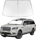 Proadsy 2026 Upgrade Front Windshield Sun Shade Foldable Sunshade Protector Custom Fit 2018–2024 Lincoln Navigator Accessories