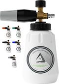 DBR Tech® Foam Cannon for Pressure Washer | Pro-Grade, 1.1mm Orifice, 1000-4000 PSI, Grey