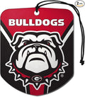 FANMATS University of Georgia Air Freshener 2-pk 2.75” x 3.5” -"New Bulldog Logo & Wordmark2