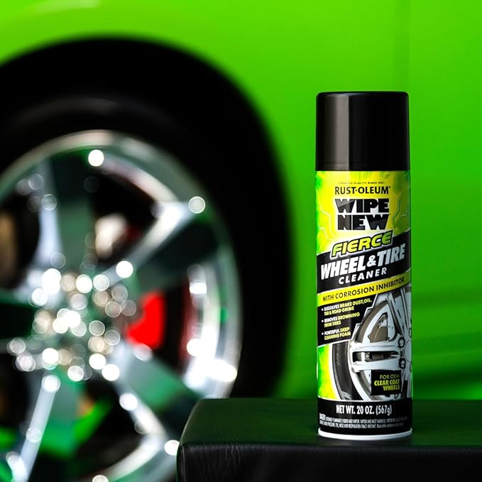 Wipe New Rust-Oleum 372668-6PK Fierce Wheel & Tire Cleaner, 20 oz, (Pack of 6)