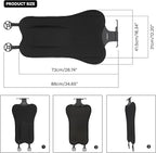 XUKEY Lumbar Pillow Gel Support Pillow Back Support Cushion,Gel Lumbar Support Pillow Relief Back Sciatica Pain for Car Seat Cushion,Car Seat Lumbar Support with Adjustable Straps Improve Posture