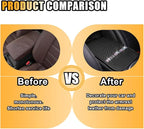 Bling Leather Car Armrest Seat Box Cover, Car Console Armrest Cover with Crystal Rhinestones, Anti-Scratch Waterproof Auto Center Console Protector Cushion Pad for Car SUV Truck (Black)
