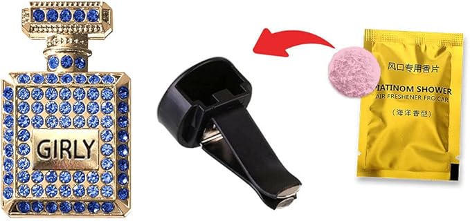 WIRESTER Fresh Scented Car Air Freshener Vent Clip, Decorative Accessories, Interior Decoration for Cars