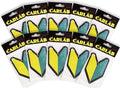 Car Air Freshener Tree 10 Pack Wakaba Japan Young Leaf Apple Scent JDM Non-Toxic