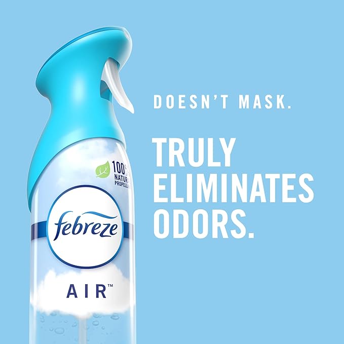 Febreze® Odor-Fighting Air Fresheners, Linen Sky™, 8.8 Oz, Carton Of 6 Fresheners