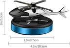 Helicopter Car Air Freshener Rotating Solar Car Freshener Airplane Car Perfume