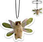 1PCS Car Air Fresheners,Fairy Cat Car Air Fresheners for Cute Mirror Freshener Mirror Scented Hanging Cute Car Accessories Decor Interior Home,Fairy Cat Gifts for Women Men Friends Wife