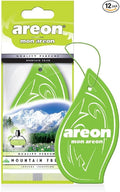 AREON MON MA17 Long Lasting Hanging Best Car Air Freshener Mountain Fresh Scent, 12 Pack