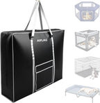 All-in-One Pet Travel Bag, Primary Use for Dog Crates, Also Stores Playpens, Dog Beds & Cat Trees, Heavy-Duty Zippered Carry All for Vacation & Camping