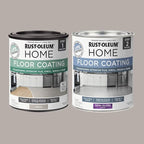 Rust-Oleum 367602 Home Interior Floor Coating Kit, Semi-Gloss Greige