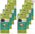 Enviroscent Non-Toxic Car Vent Clip | Single Use Car Air Freshener | Car Scent Lasting Over 30 Days Each, 8 Count (Seaside Coconut & Verbena)