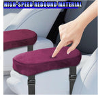 2PCS Car Elbow Pad Arm Rest Cover, Soft Armrest Cushion Pad for Arm Comfort Support, Anti-Scratch Auto Armrest Pillow Protector, Universal Car Interior Accessory for Most Vehicles (Purple)