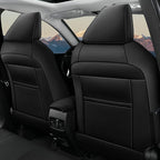 AOMSAZTO Custom Fit for Toyota Corolla LE 2023 2024 2025 2026 Faux Leather Car Seat Covers Full Set Compatible Airbag Car Seat Protector Black (Black, 2023-2026 Corolla LE)