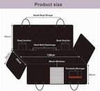 Dog Car Seat Cover for Back Seat with Mesh Window, 600D Heavy Duty Waterproof Hammock, Universal Fit for Cars and SUVs (Standard 56.5"x53")