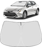 Proadsy 2026 Upgrade Windshield Sun Shade Custom Fit Toyota Corolla 2019-2025 2026 4-Layer Foldable Front Sunshade Protector Sun Visor Blocks UV Rays Keep Car Cooler Accessories