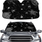 GENANY Movie Windshield Sun Shade for Car SUV Truck (55x30 Inches), Front Window Visor for Windows, Protector Blocks UV