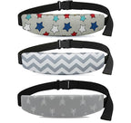 3 Pcs Baby Carseat Head Support,Car seat Straps Pillow Support Ban,Stroller Neck Relief Strap Headrest,Slumber Sling Sleep Positioner for Toddler Infants Child Children Kids(Arrow, Star)