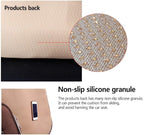 Suninbox Linen Back Car Seat Covers,Rear Car Seat Covers,Cloth Bottom Car Back Seat Cushion,Automotive Seat Protector Breathable Ventilated Gray