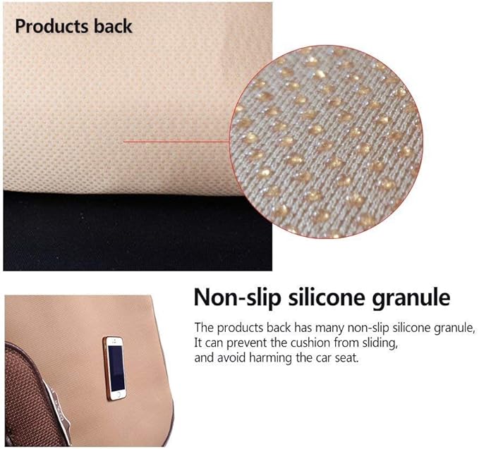 Suninbox Linen Car Seat Covers, Bottom Seat Covers for Car,Car Seat Cushion,Car Seat Pad[Black]