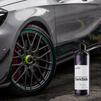 CARPRO DarkSide - Tire & Rubber Sealant, Hydrophobic & Self-Cleaning, Satin Black Shine, UV Protection, Revives Dull Faded Rubber, Ready to Use - 500mL (17oz)