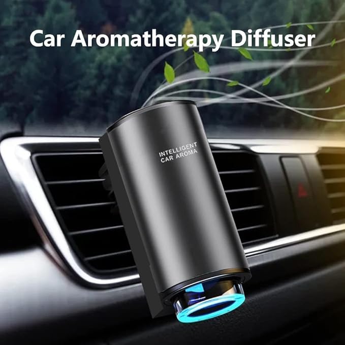 Smart Car Air Freshener Diffuser, Aromatizante para Carro Inteligente Intelligent Car Aroma (Diffuser+1pc Oil,Cologne)