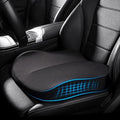 Adult Booster Car Seat Cushion, Wedge Memory Foam Pad for Driving Seat, Effectively Increase Height By 3.94 inch, Car Travel Accessories for Long Trips, (Black)