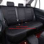 EKR Rav4 Seat Covers Custom Fit for Toyota Rav4 (Hybrid) SE/XSE & (PHEV) GR Sport 2026,Car Seat Cover Full Set for SUV,Water-Resistant, Non-Slip, Easy Clean,Neoprene(Black)