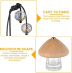 Mobestech Car Perfume Bottle Hanging Air Freshener Pendant for Rearview Mirror 5Ml Refillable Diffuser with Elegant Mini Design for Car Office Bedroom